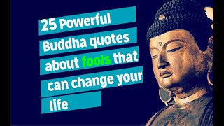 Powerful buddha quotes about fools that can change your life