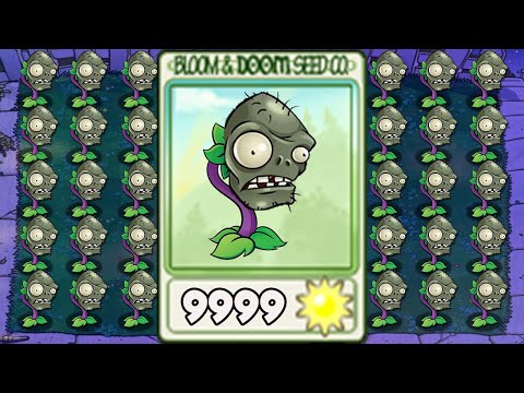 CHOMPER Plant VS All SHROOM Plants VS All ZomBotany 2 - Plants vs Zombies Mod ZomPlants vs Zombotany