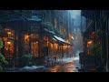 London In The Rain Standing Outside A Cozy Restaurant Rain Sounds