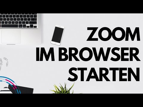 Zoom im Browser starten - Zoom Meeting beitreten ohne Download