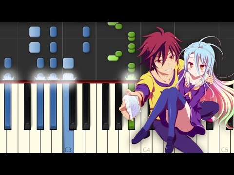 This Game - No Game No Life - Piano Tutorial - Notas Musicales Video