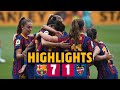 ⚽ GOALS GALORE ALERT! ? HIGHLIGHTS | Barça Women 7-1 Levante