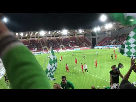 Eintracht Stadtallendorf Fans bei Kickers Offenbach | 13.10.17 | OFC - TSV 1:0 | Regionalliga SW