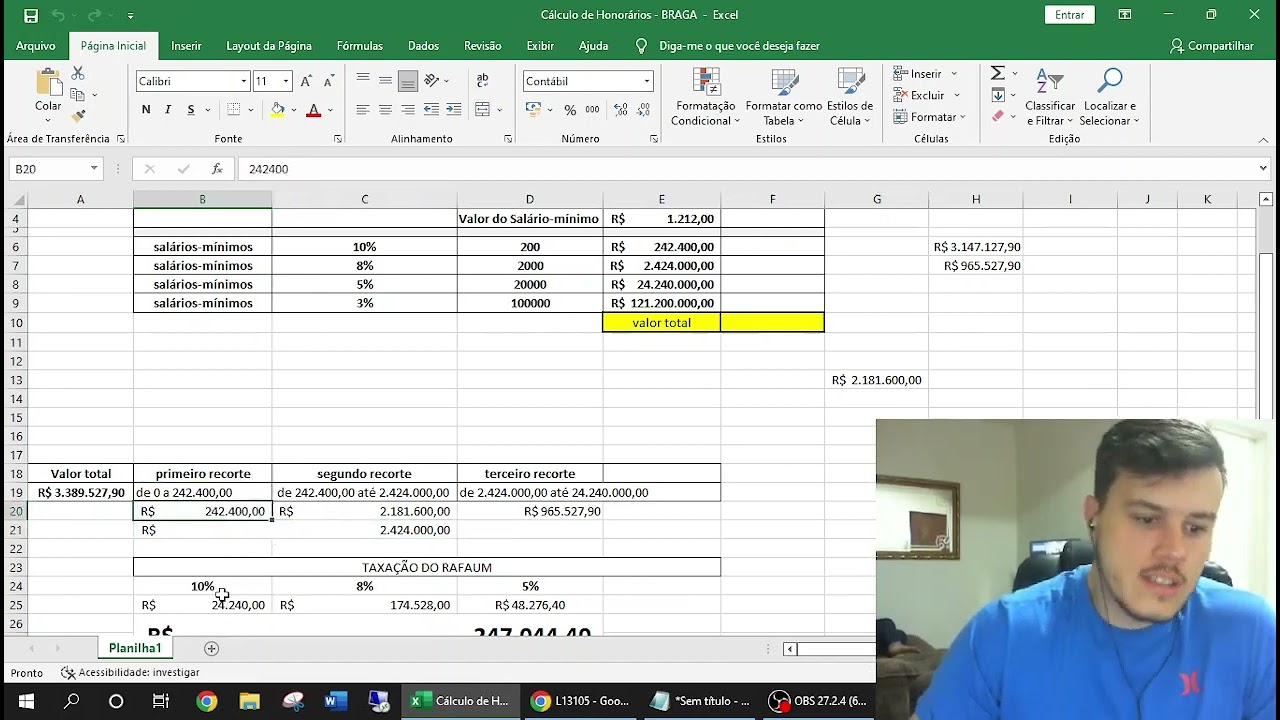 Como calcular os honorários sucumbências do artigo 85 §3º CPC