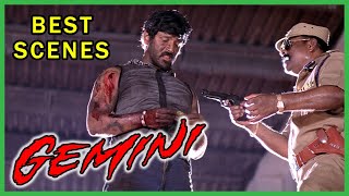 Gemini Tamil Movie | Best Scene Compilation | Vikram | Kiran Rathod | Kalabhavan Mani