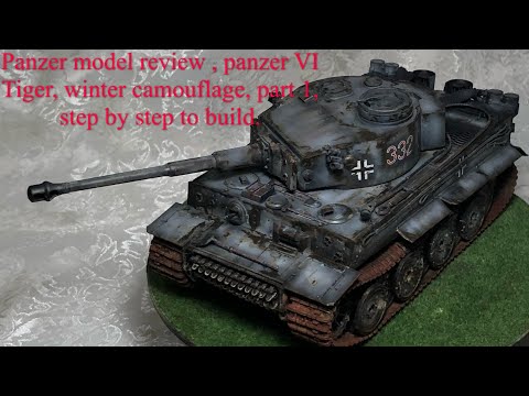 Rusty effect in tank,Weathered effect in tank, Panzer model review,VI Tiger,winter camouflage part 1