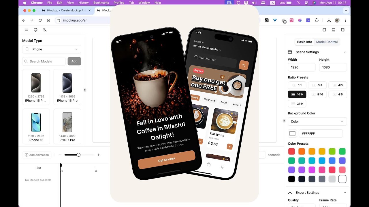 iMockup video preview