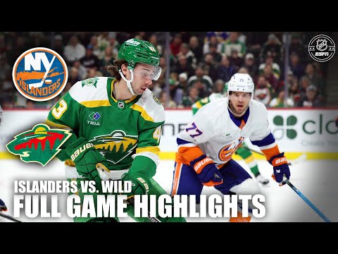 New York Islanders vs. Minnesota Wild | Full Game Highlights | ESPN NHL