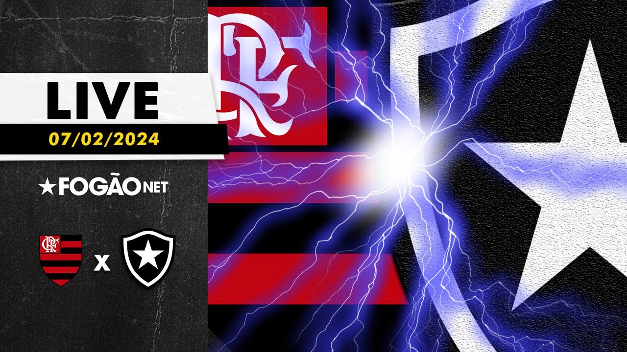 LIVE | Pré-jogo de Flamengo x Botafogo e as últimas do mercado alvinegro