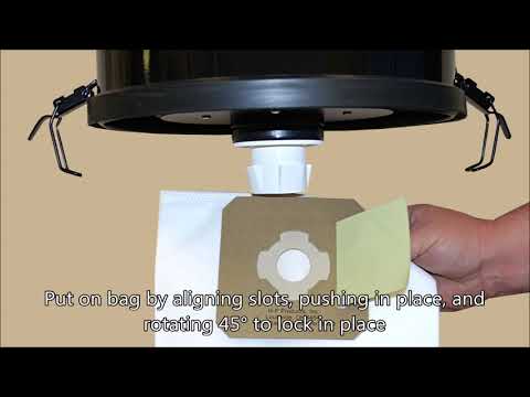 Changing the Bag in Your H-P Products DB Unit