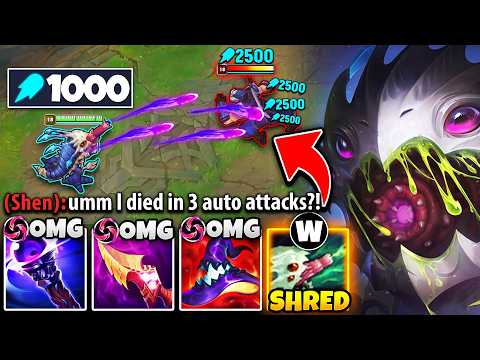 I created the most BROKEN Kog'Maw build you'll ever see... (ONE AUTO = 50% MAX HP)