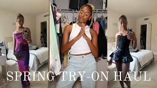 SPRING TRY-ON HAUL FT. SHEIN & PLT | KYANAMICHELLE