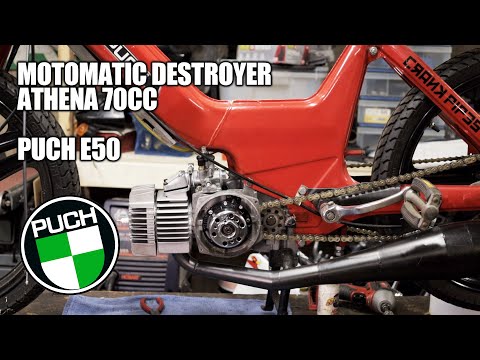 Athena BBK and Motomatic Destroyer Puch Maxi N E50 Installation