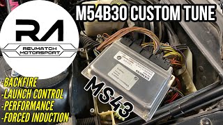 Custom BMW E46 tuning - Revmatch motorsport personalized MS43 tune - M54B30 Turbo DME modifications