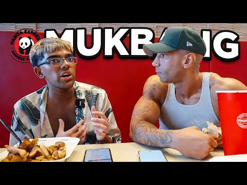 N3on & Fousey Have A Deep Talk.. (Mukbang)