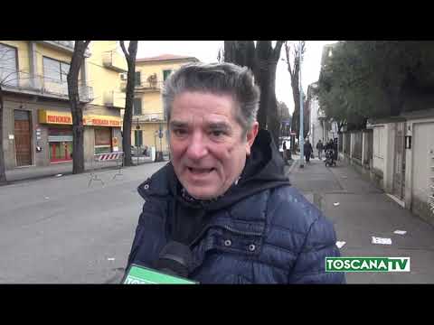 2019-01-19 PRATO - GIÙ I PRIMI ALBERI IN VIALE MONTEGRAPPA