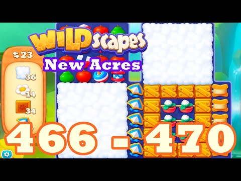 Wildscapes: New Acres Level 466 - 470 HD | 3 match | android | 467 | 468 | 469 | IOS【GameGo Game】