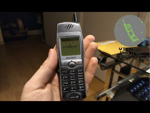 Sony CMD-J6 mobile phone menu browse, ringtones, games, wallpapers