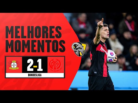 Gols e lances de Bayer Leverkusen x Mainz 05