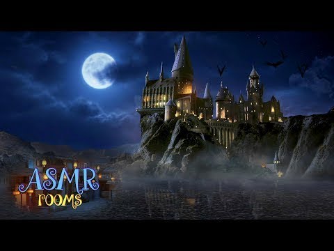 Great Lake at Hogwarts Castle - Harry Potter Inspired Ambience - soothing lake waves and rain