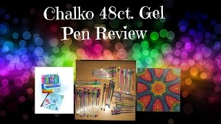 #Chalko 48ct. Gel Pen Review // Jennifer Petitt