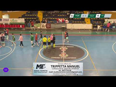 Diretta CCV - Calcio a 5 - Serie C1 - Girone A: Forte Colleferro  vs Club Latina.