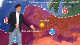 Illustration de l'actualité La météo de votre mardi 11 août 2026