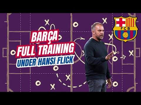 FC Barcelona FULL Training Session 🔵🔴 | Hansi Flick Tactical Masterclass