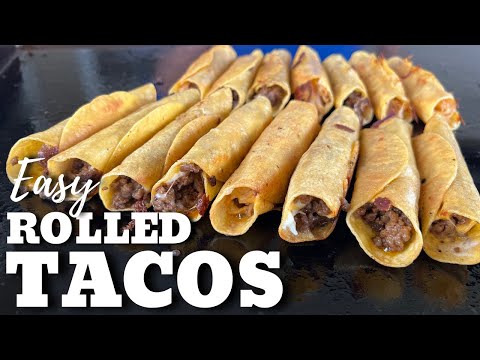 Rolled Tacos on the Griddle