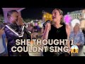 She Thought I Couldn T Sing Adele Someone Like You Allie Sherlock Cover