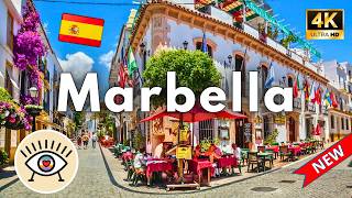 Marbella, İspanya | 🐟Balıkçı Köyünden Milyonerler Şehrine 💎💲💲ALTYAZILARLA 4K Yür