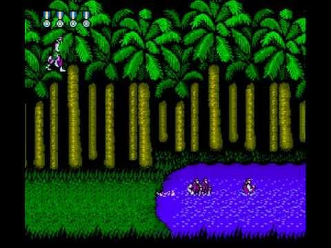NES Super Contra Playthrough - Area 3