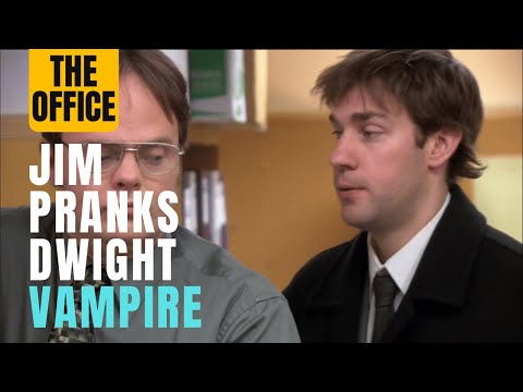Funny Moment ¨The Office¨ Vampire Jim Pranks Dwight