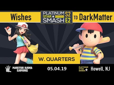 Platinum Star Smash S2:E2 - Wishes (Pokemon, Joker) vs SH | DarkMatter (Ness) - W Quarterfinals