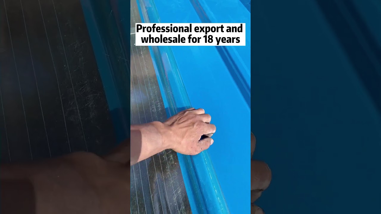 FRP Transparent Roofing Sheet Installation, Roof Sheet China Supplier