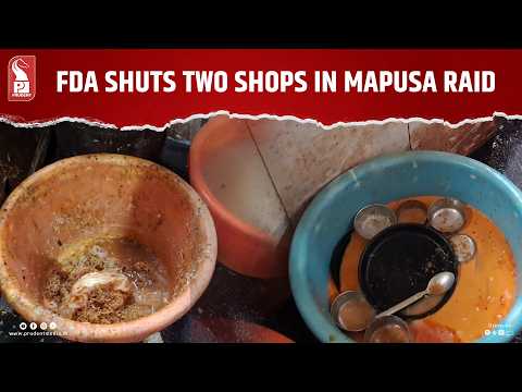 FDA Shuts Two Shops in Mapusa Raid
