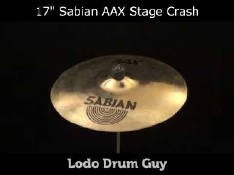 SOLD OUT 17" Sabian AAX Stage Crash Cymbal
