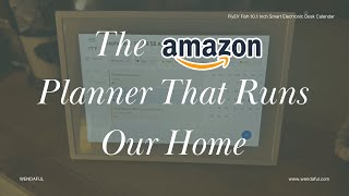 Budget-Friendly Smart Family Calendar You NEED to See (Amazon Review)