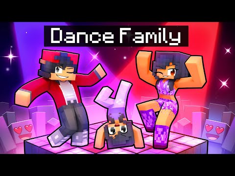 Having a DANCE FAMILY in Minecraft!