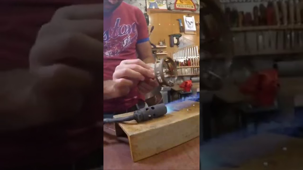 Steampunk Art Lighthouse Steel Lamp - Lampada da terra in ferro industriale fai da te #shorts