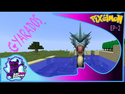 CATCHING AND EVOLVING MAGIKARP INTO GYARADOS!! MINECRAFT MODDED - PIXELMON: [EP2]