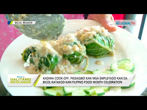 Balitang Bicolandia: Kadiwa cook-off, pigsagibo kan mga empleyado kan DA Bicol