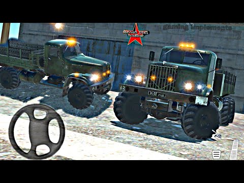 Russians TRUCK  Simulator- Off Road  gameplay/ walkthrough Android fHD  army truck driving 6×6