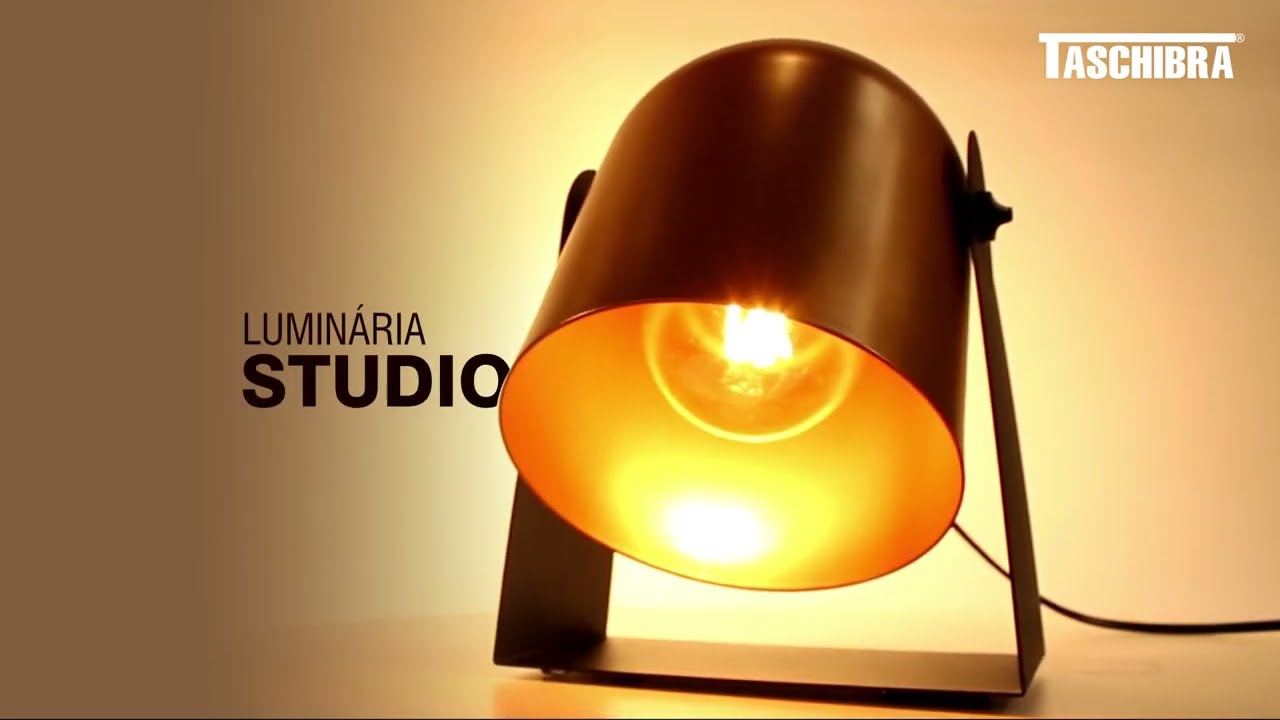 LUMINÁRIA DE MESA STUDIO E27 BRANCA