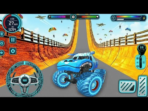 Epic GT Monster Truck Stunt Fest! Mega Ramp Thrills | Impossible Stunts