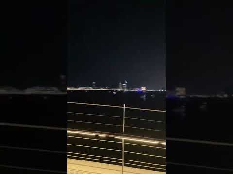 Night walking in jumaira Beach