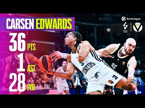 Scoring Spectacle | Carsen EDWARDS' 36 in Road Win vs ASVEL