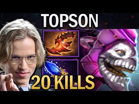 Dazzle Dota 2 Gameplay Topson with 20 Kills - Aghanims
