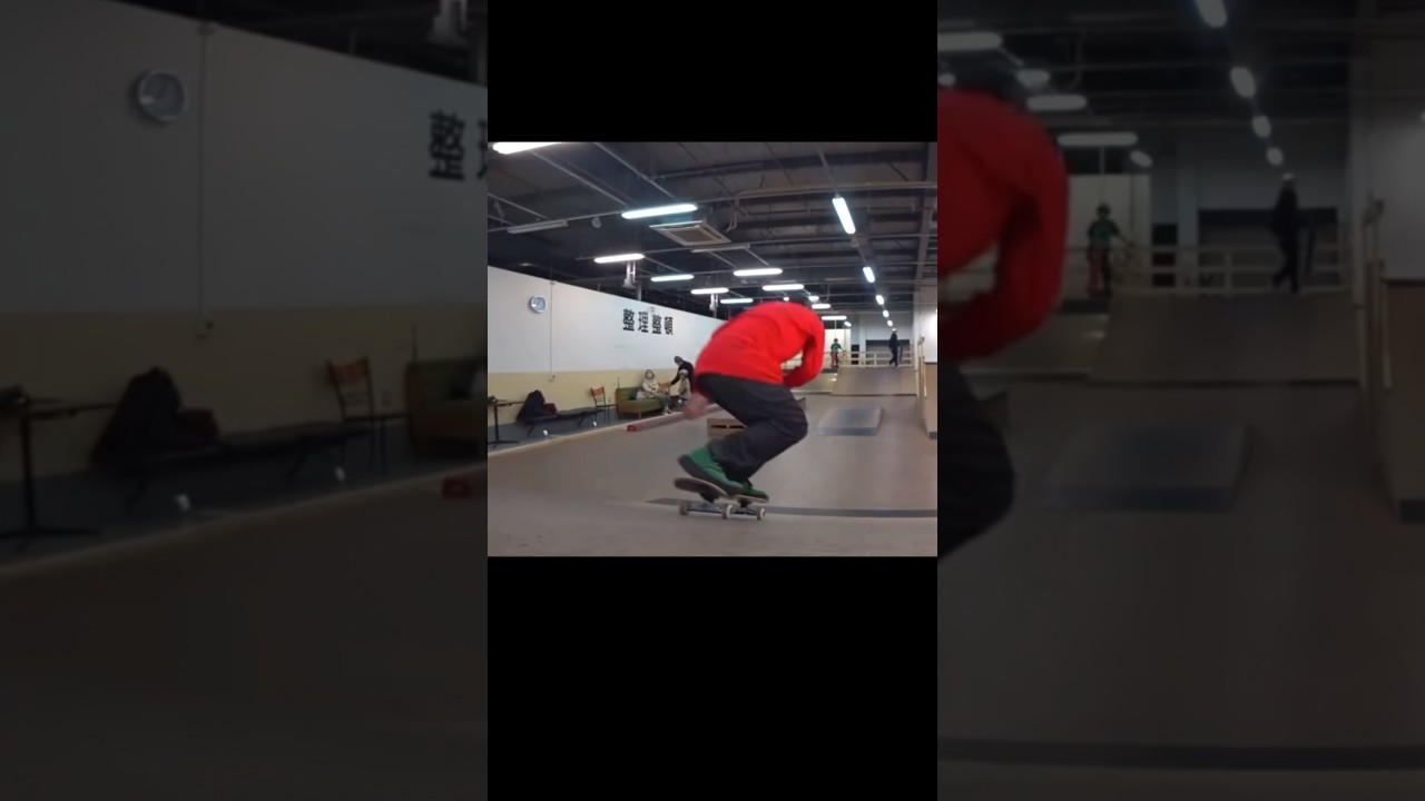 気持ちいいオーリーB/S180 #skateboarding  #skate #skateboard #skater #ollie #backside180 #backsideollie