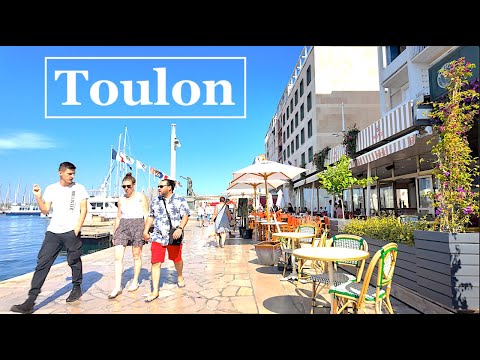 Toulon, France - Walking tour in Toulon 4K HDR - Toulon 4K Ultra HD
